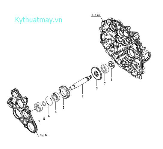 Giảm truyền động bộ trích công suất